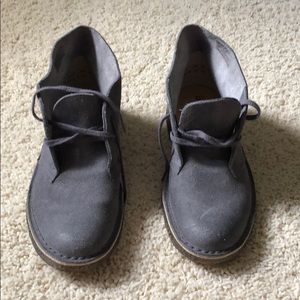 Grey Clarks Desert Boots